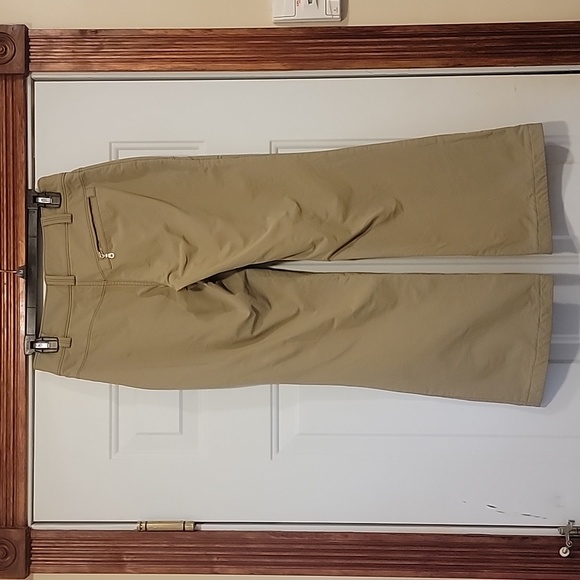 Athleta Brushed Lined Tan Hiking Outdoor Pants - Size 2P - Picture 2 of 9